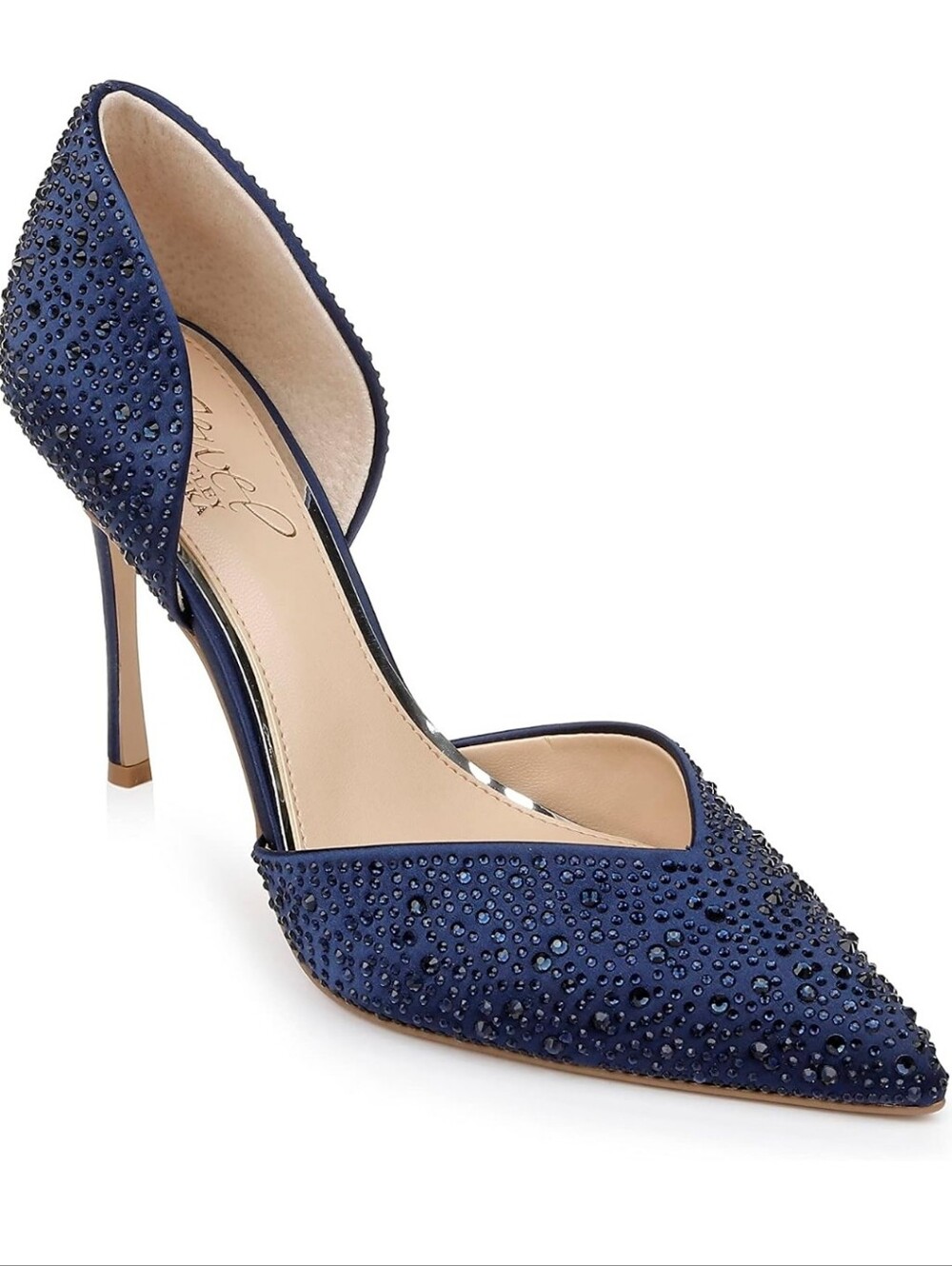 Jewel Badgley Mischka Grace 2 Piece Stiletto Size 8